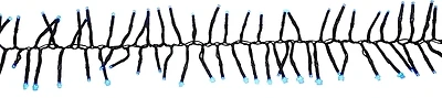 03714 Twinkling Led Cluster Lights, Blue, 448 Count, 10 Ft