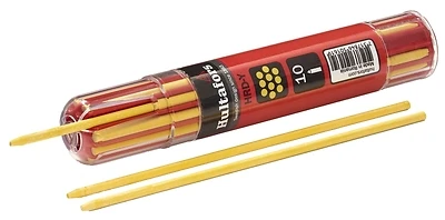 Refill Marker Dry Hard Yellow With 10 Leads For All Surfaces