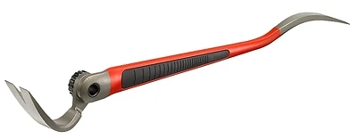 824115u Adjustable Wrecking Bar, 25.197 In, Ergonomic Rubber Handle
