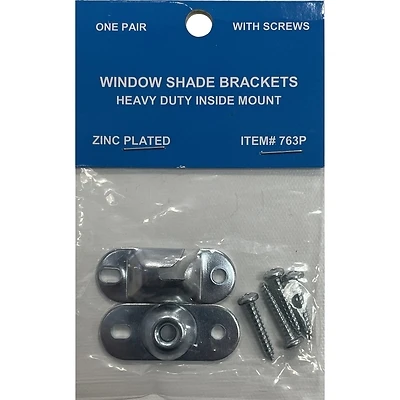 Ralph Friedland 763 Roller Shade Bracket, Steel Zinc, 15/16-1-1/4 In