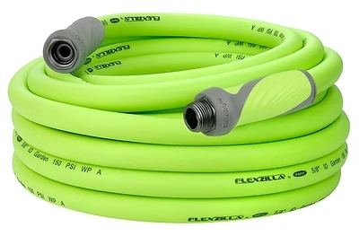 Swivelgrip Garden Hose, 5/8 In Diameter, 25 Ft Length, Green Polymer