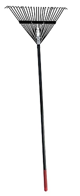 Rugg DS24-54 Steel Tine Leaf Rake, 24 In Wide