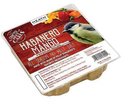 Ddc8-12 Wild Bird Food Suet Cake Habanero Mango 11.75 Oz For Attracting Birds