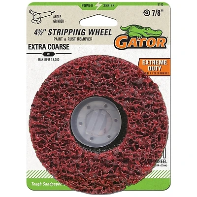 36 Grit Wheel Stripping Disc 4-1/2 X 7/8 Inch For Drills And Grinders