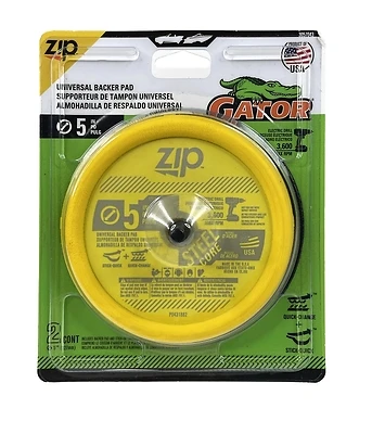 Zip Sanding Backer Pad Power Drill Attachment, 5 In.