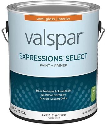 Valspar Paint And Primer Interior Semi-Gloss, 1 Gallon