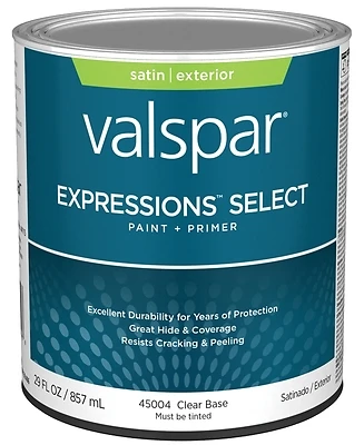 Paint And Primer Exterior Satin Quart 100% Acrylic Formula