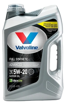 Advanced Full Synthetic Motor Oil 5w-20 5 Quart Jug 881147