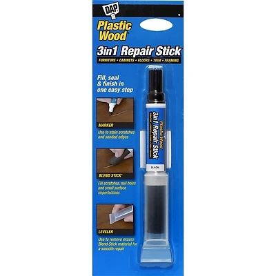Plastic Wood 3-in-1 Repair Stick - Black - Model 7079804092