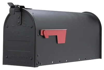 Aluminum Mailbox In Matte Black Finish - Model Adm11bam By Solar Group