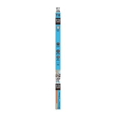 15 Watt T8 Led Tube Light, 48 Inch, Cool White, Bi-pin Base