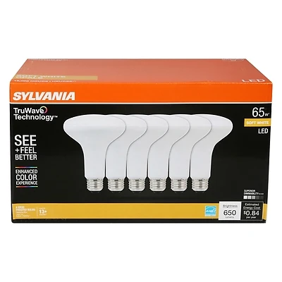 Led Br30 Soft White Light Bulb 65 Watt Equivalent With Truwave Technology