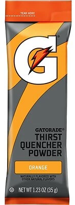 Thirst Quencher Sports Drink Mix, Orange Flavor, 1.23 Oz Packet