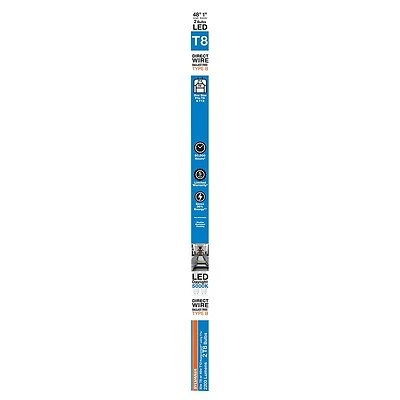48 Inch T8 Led Bulb, 5000k, Ballast Free, 17 Watt, 2100 Lumens