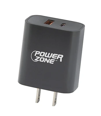 Ca-43at Dual Usb Wall Charger With Type C And Usb Ports
