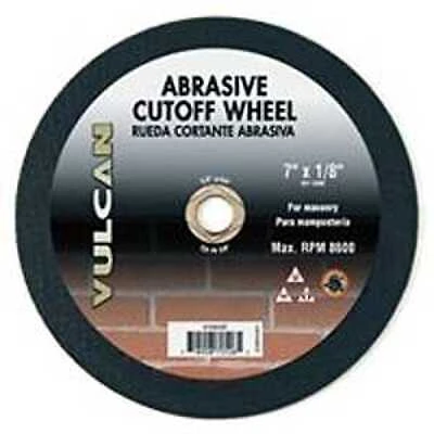 7" X 1/8" Wheel Cutoff Abrasive For Metal And Stone Cutting