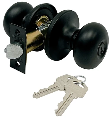 Tfx900bsr4v24 Lock Entry Tumbler Knob In Matte Black
