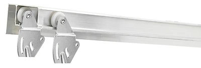 60 Inch Bypass Sliding Door Hardware Kit With Fascia - Model Bp0022f-06000-al