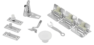 36 Inch Steel Track Set For Bi-fold Doors - 2 Panel Hardware