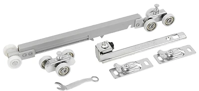 Soft Close/open Pocket Door Kit, 44-88 Lb Maximum Weight Capacity