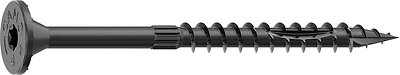 Exterior Fasteners Screw, Flat Head, 4 X 5/16 Inch, Rust Resistant