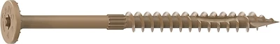 Screw Structural Flat Head 4 X 1/4 Inch For Exterior Projects