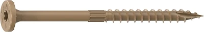 Exterior Fasteners Flat Head Screws 3" X 0.16" For Decking And Landscaping