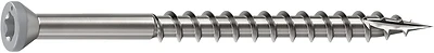 Deck Screw Trim T15 Gray 2-1/2 Inch No. 8 Marine Grade 100 Count