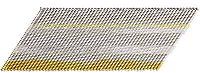 15 Gauge 33 Degree Angled Finish Nails, 1-1/2 Inch, Stainless Steel, 304