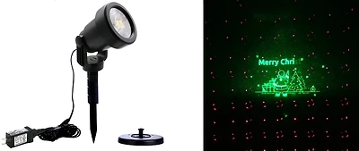 92511 Projector Laser Light - Green/red, 120v Input, Indoor/outdoor Use