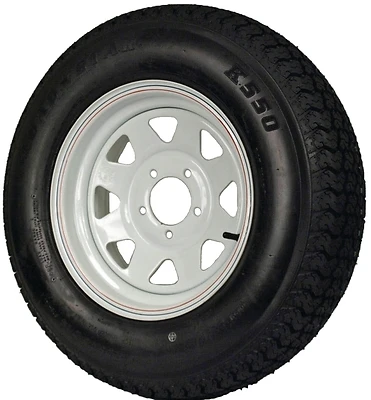 Dm205d4c-5ct/ci Utility Trailer Tire, 1760 Lb Capacity, 4-1/2 In Bolt Circle