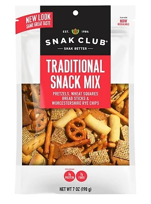Csu29469 Traditional Snack Mix, 6.75 Ounce Bag