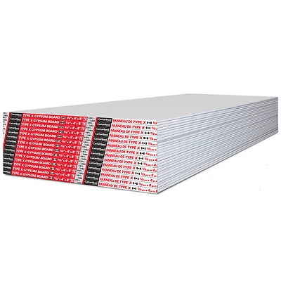 Type X Fire Resistant Drywall Panel 5/8-in X 4-ft X 8-ft