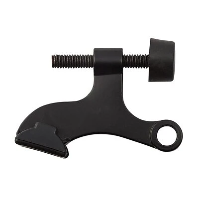 Heavy Duty Flat Black Stop Pin Hinge, 1-3/4 In Length, Zinc Construction, Model Ds10 Fbl