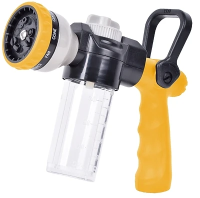 C7508 9-pattern Spray Nozzle With Ergonomic Grip And Zinc Alloy Construction