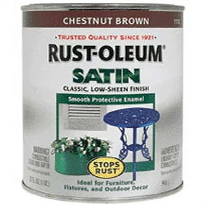 7774-502 Quart Satin Chestnut Brown Stops Rust Protective Paint