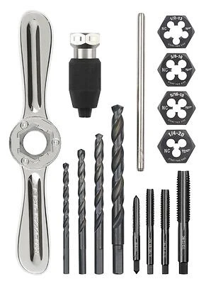 Milwaukee 49-22-5602 Tap and Die Set, 15 Piece SAE, Black