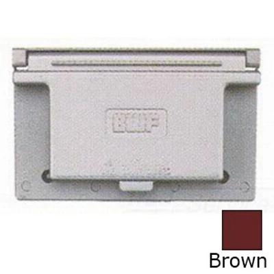 Fg-1dcav 1-gang Weatherproof Raised Cover 4-9/16 Inch X 2-13/16 Inch Horizontal Mount