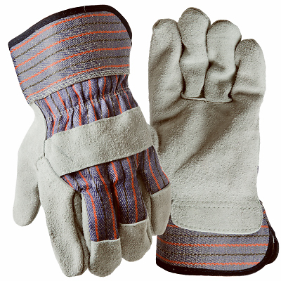 2 Pack Large Men's Leather Gloves - Model 98527-010