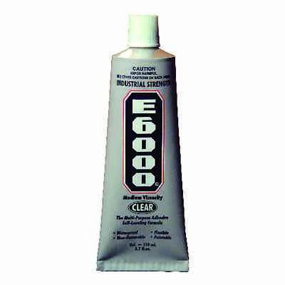 Multi-purpose Adhesive Glue 3.7 Ounce Tube For Crafting And Repairs
