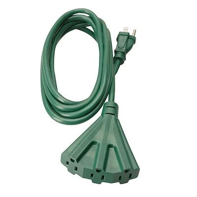 8 Ft. 16/3 Sjtw Tri-source Multi-outlet Yard Master Outdoor Extension Cord