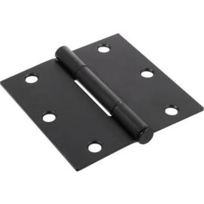Hillman Squeak-Proof 3-1/2-in Oil-Rubbed Bronze Square-Radius Mortise Door Hinge (3-Pack)