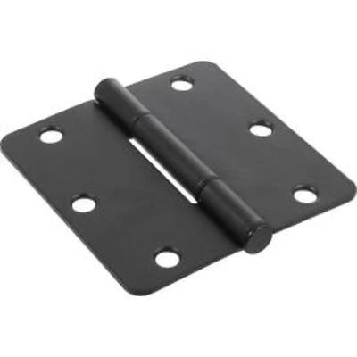 Hillman Squeak-Proof 3-1/2-in Oil-Rubbed Bronze 1/4-in Radius Mortise Door Hinge (3-Pack)