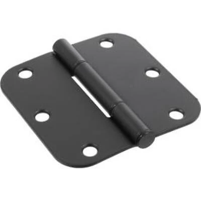 Hillman Squeak-Proof 3-1/2-in Oil-Rubbed Bronze 5/8-in Radius Mortise Door Hinge (3-Pack)