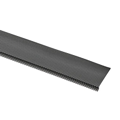 5 In. W X 48 In. L Gray Galvanized Steel Gutter Guard