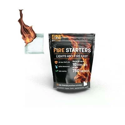 All-purpose Waterproof Survival Fire Starters - 12 Piece Bag