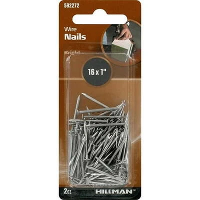 1 Inch X 16 Gauge Wire Brads, 2 Ounce Pack