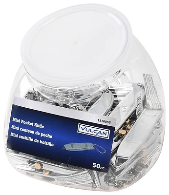 Key Chain Pocket Knife 2-1/2 Inch With Zinc Alloy Housing
