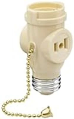 1406icc10 Medium Lamp Holder With Pull Chain For Light Duty Applications