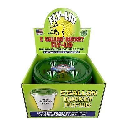 Fly Lid Fly-condo 41077 Non-toxic Fly Trap For 5 Gallon Buckets